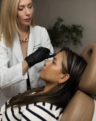 One-on-one aesthetic consultation at POUT Aesthetics